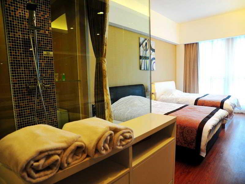 Lasony Serviced Apartment Chengdú Exterior foto