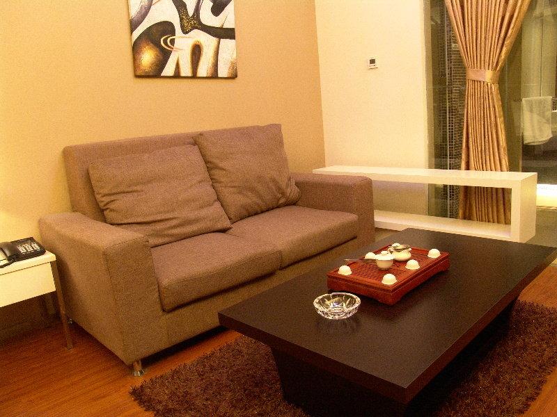 Lasony Serviced Apartment Chengdú Exterior foto