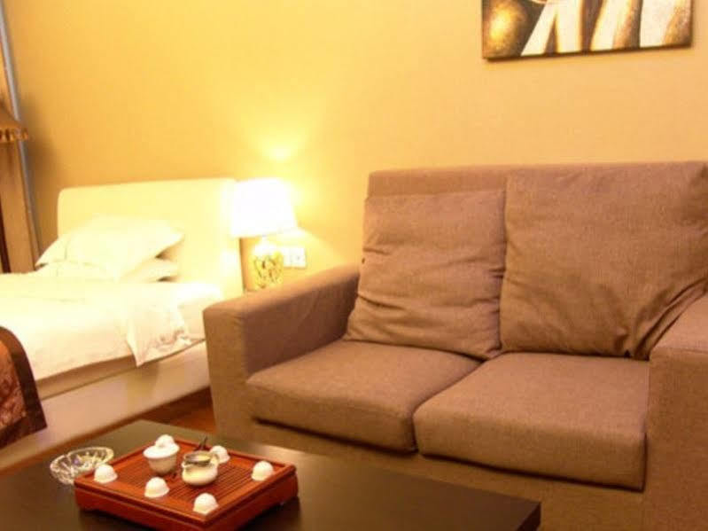 Lasony Serviced Apartment Chengdú Exterior foto